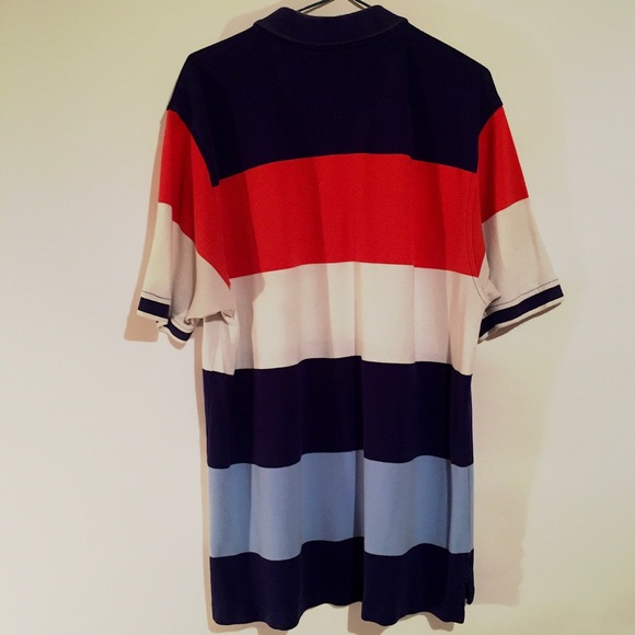Vintage 90’s IZOD Mens Med Color Block Polo Shirt - Picture 4 of 8